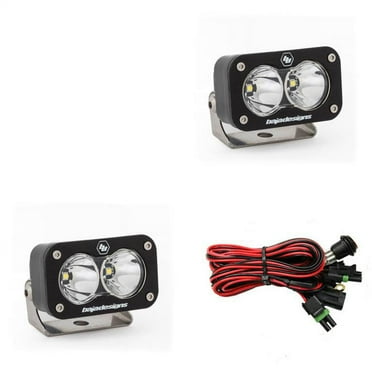 Baja Designs S2 Sport Spot LED Automotive Fog Lights, 2 Piece