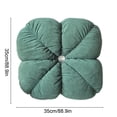 thumbnail image 4 of Flower Pillow, Velvet Flower Shaped Pillow for Couch Bed Chair Sofa, Home Decor Floor Seating Cushion Cute Throw Pillows for Living Room Bedroom （Light Blue）, 4 of 7