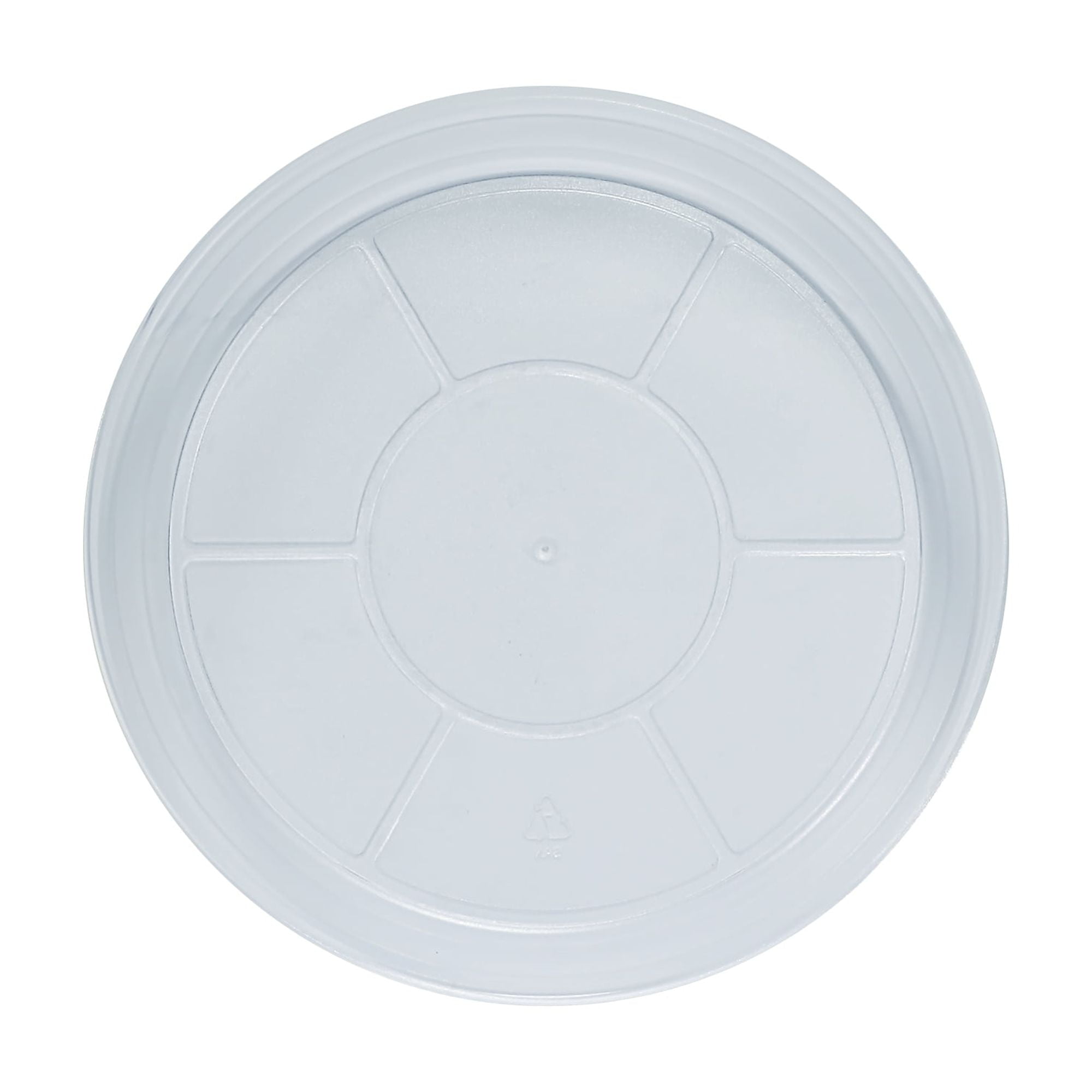 Better Homes & Gardens Vinyl Translucent Round Resin Saucer, 14-inch, Indoor & Outdoor Use