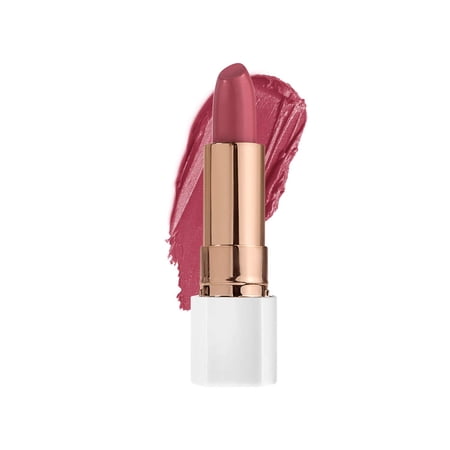FLOWER BEAUTY Petal Pout Lipstick Nourishing & Highly Pigmented Lip Color with Antioxidants (Berry-More - Matte)