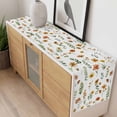thumbnail image 4 of Yellow Spring Floral Table Runner - 70 Inch Long, Kitchen Dining Table Runner Dresser Scarves, Flowers Leaves Elegant Pastoral Farmhouse Decor for Coffee Tables Wedding Party Banquet, 4 of 8