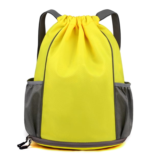 Bolsas De Hombro Bolsa de baloncesto Oxford con cordón de alta capacidad para deportes al aire libre (amarillo) Ehuebsd Para Estrenar