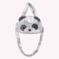 thumbnail image 3 of Bolsos con cabeza de Panda para mujer bolsa suave y bonita de dibujos animados con cierre de cremallera bolso cálido de invierno para niñas, 3 of 5
