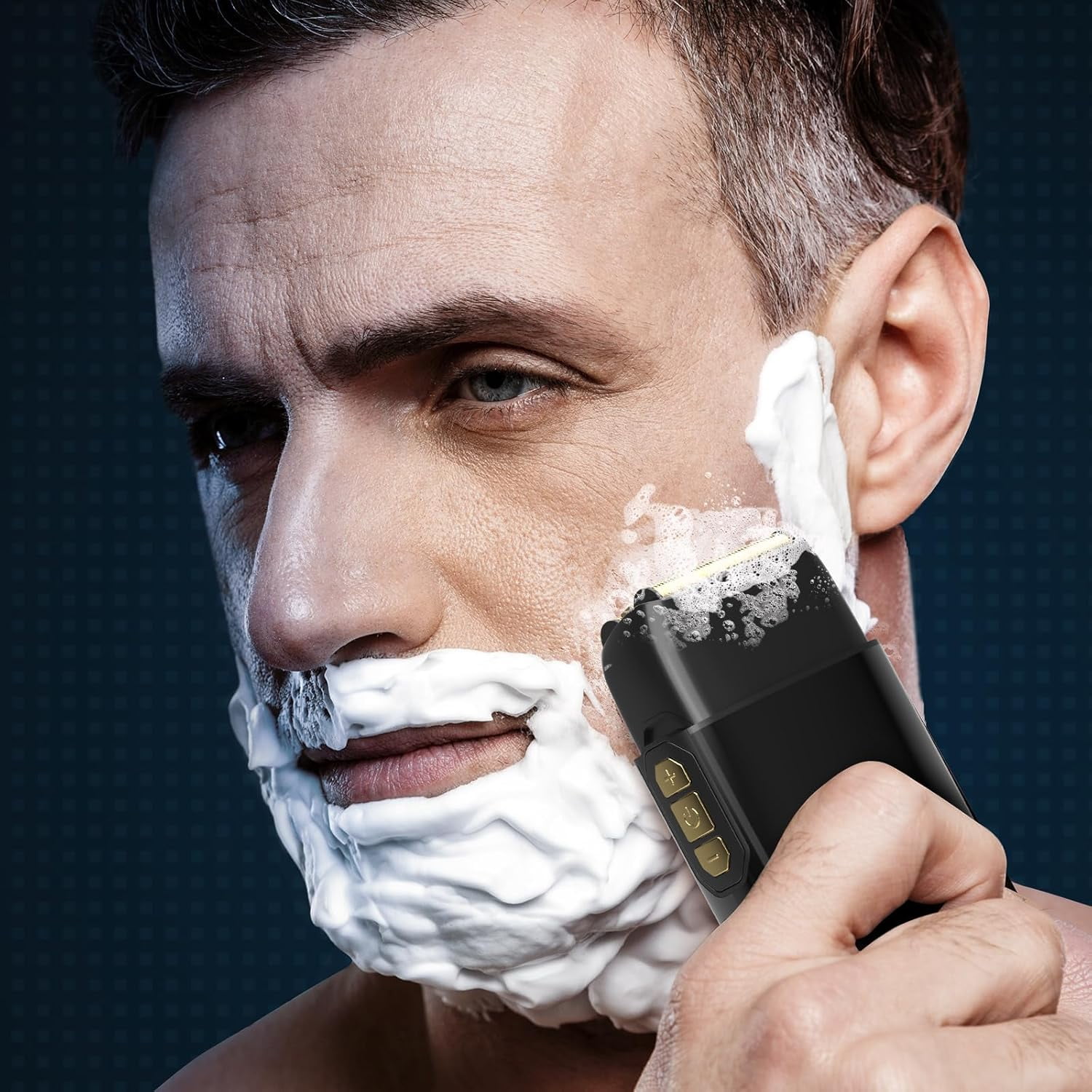 Obacre Foil Electric Razor Cordless Portable Shaver with LED Display for Men