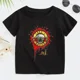 thumbnail image 4 of Camiseta de verano para niños de 2 a 14 años, banda de rock Gun N Roses, camisetas de manga corta de música Kpop para niños y niñas, ropa informal de algodón para niños, 4 of 4