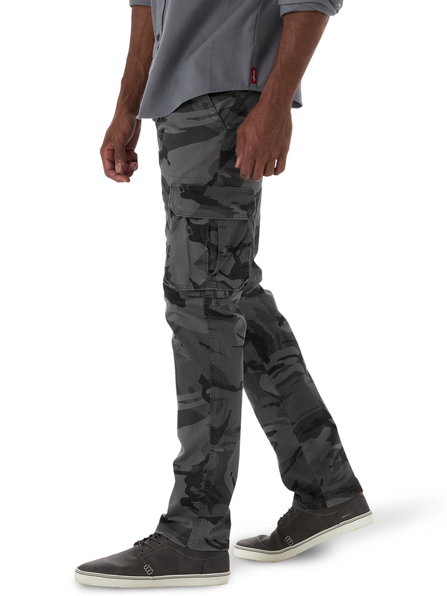 Wrangler Men's Stretch Taper Leg Regular Fit Cargo Pant 