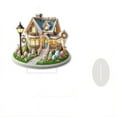 thumbnail image 1 of Rabbits Home 2D Acrylic Ornament Festival Decoration Home Ornament Crafts Decoration, 1 of 5