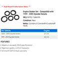 thumbnail image 2 of Engine Gasket Set - Compatible with 1999 - 2005 Hyundai Sonata 2000 2001 2002 2003 2004, 2 of 2