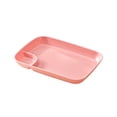 thumbnail image 2 of JZCHUNTOY Divided Plastic Dinner Plate 1 Piece, Family & School Use Student Meal Plate, Simple Design for Daily Meals & Snacks, 2 of 6