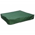 thumbnail image 3 of Cubierta De Caja De Arena para Caja De Arena con Cordón Protección UV Impermeable para Caja De Arena Al Aire Libre Verde 150x150x20 Rojo Verde Cocina, Decoración y Otros, 3 of 4