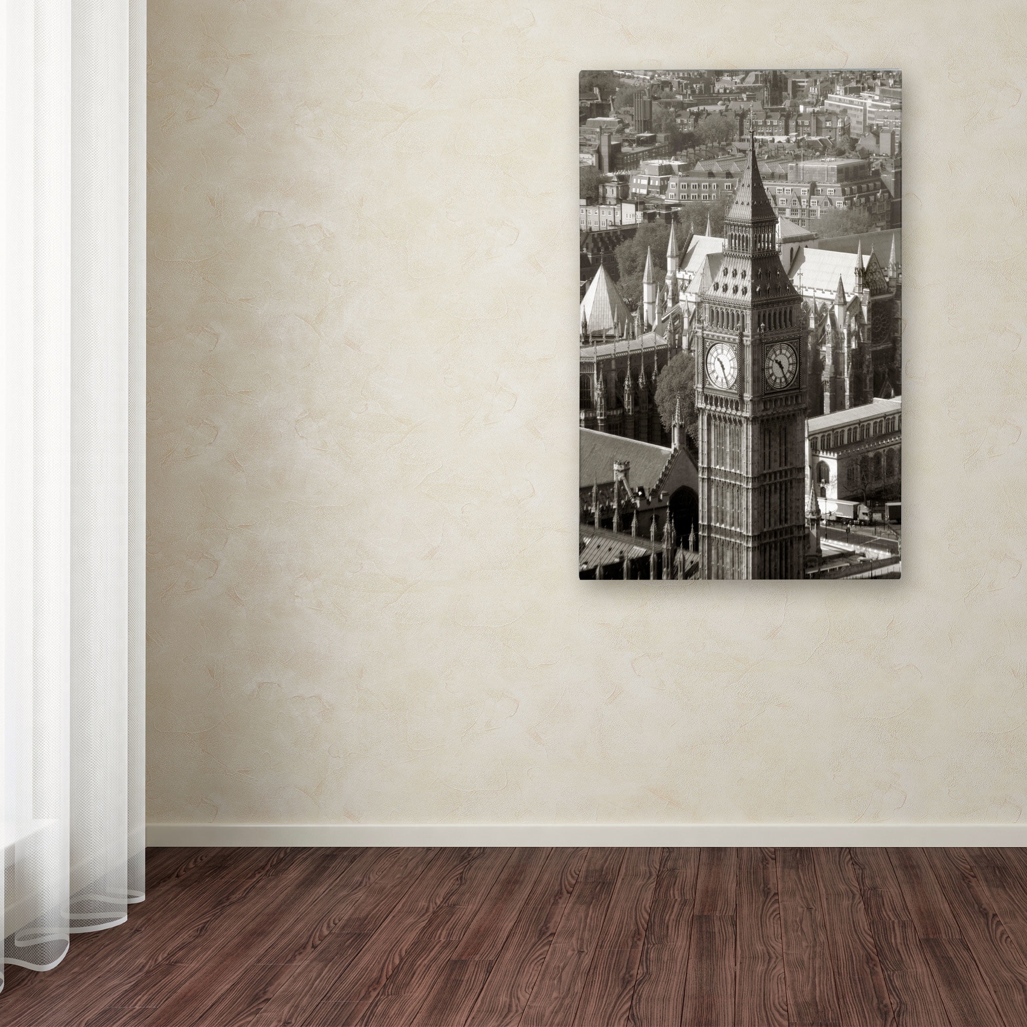 Trademark Fine Art "Big Ben View II" Canvas Art by Chris Bliss