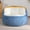 Blue-White-Yellow, variant on Hforesty fuzzy Nut Compressed Bean Bag Chair sofa for Teens, Adults,non-slip bottom,Lightweight Seat for Reading or gaming in the livingroom,bedroom (Faux Rabbit Fur Fabric),Brown-Camel