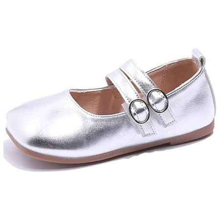 

Little Girls Shoes Ballet Girls Wedding Party School Shoes Casual Slip On Ballet Flat First Walker Footwear