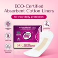thumbnail image 2 of GENIAL DAY Womens Protège-Slips avec Bande d'Anion 24 Pcs, 0.02 Livre, 2 of 8