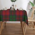 thumbnail image 3 of Rectangle Table Cloth, Grant Clan Tartan Plaid Pattern Resistant Washable Tablecloth Decorative Table Cover for Dining, Indoor and Outdoor, 3 of 6