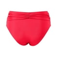 thumbnail image 4 of Product Classification Swim Pants 2 Women Plus Size High Waist Bikini Bottoms for Beach Ruched Full Coverage Swimsuit Bottom with High Cut Design Suitable for Yoga and Swim, 4 of 5