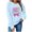 Blue, variant on Sexlip Womens Long Sleeve Sweatshirt Slogan Print Design Soft Fabric Comfortable Silhouette for Daily Wear Green S