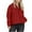 Red, variant on MIUOWANP Winter Jackets for Women Long Winter Women's Fashionable Solid Color Hooded Zipper Long Sleeved Jacket Blue L