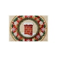 thumbnail image 1 of Navidad Puerta Alfombra 15.7x23.6 en - Estilo de Bordado Estereoscópico para la Entrada Y el Baño, 1 of 6