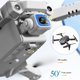 thumbnail image 5 of Tholdsy Dron plegable de 2,4 Ghz, cuadricóptero portátil para niños principiantes, avión de plástico con Control remoto de retorno Accesorios para drones aéreos Negro sin cámara, 5 of 6