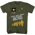 thumbnail image 1 of T-Shirt pour Adulte Vert Militaire Army Values, 1 of 2