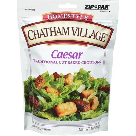 Chatham Village Traditional Cut Caesar Croutons, 5 (Best Croutons For Caesar Salad)