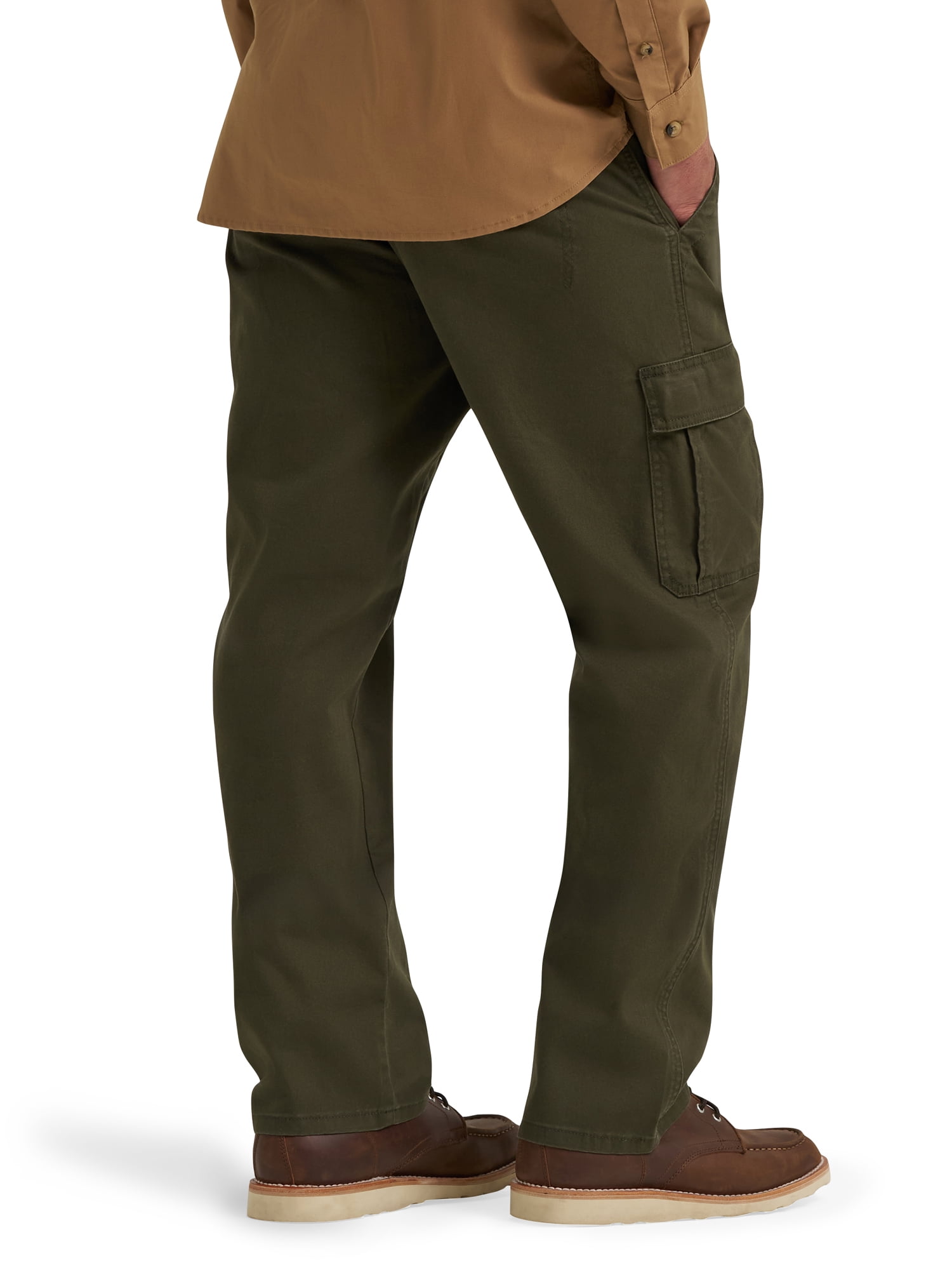 Wrangler Men's and Big Men's Relaxed Fit Cargo Pants With Stretch