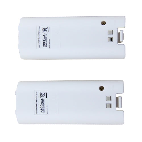 UTOVME 2Pcs Battery Pack for Nintendo Wii Remote Controller 2800mAh