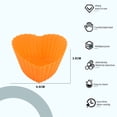 thumbnail image 2 of 10 silicone cupcake baking cups Reusable muffin liners, kitchen baking tools., 2 of 5