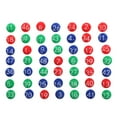 thumbnail image 2 of Miangastore 1 Bag Of Colorful Bingo Balls For Lottery Drawing Numbered Raffle Balls Plastic Replacement Balls Carnival Ball Game Accessories, 2 of 9