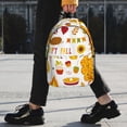 thumbnail image 2 of Lukts HAPPY FALL Y'ALL Pattern 15 Inch Student Backpack, Waterproof Laptop Backpack with Adjustable Shoulder Straps, Lightweight Travel, Campus Backpack, Unisex, 2 of 6