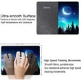thumbnail image 3 of Mouse Pad, Cute Mouse Pads, Square Washable Cloth Personalized Mouse Mat with Design, Gaming Office Home Non-Slip Rubber Base Computer Mousepad, Forest Moon, 3 of 6