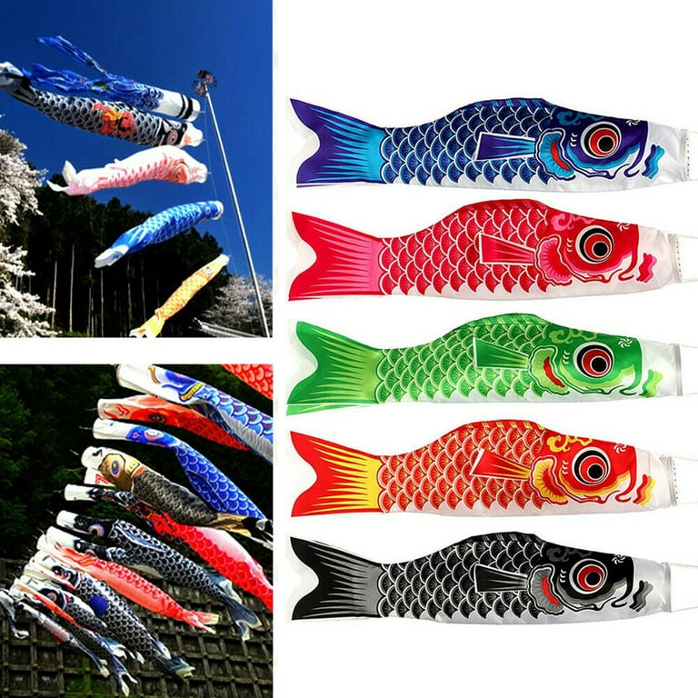 Jual 2 Pieces 40cm Japanese Streamer Fish Flag Kite Nobori