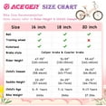 thumbnail image 4 of ACEGER 16 Inch Bike with Basket and Training Wheels for Girls Ages 5-9, Purple, 4 of 7
