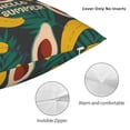 thumbnail image 3 of Honeii Banana And Avocado Print Throw Pillow, Square Decorative Pillow Forms Soft Fluffy Plump Pillow Decorative Pillow Inserts,Couch Pillows-26"x26", 3 of 7