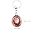 thumbnail image 4 of 4pcs Hat Key Chain Retro Men's Car Keys Pendant Bag Accessories (Assorted Color), 4 of 9