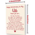 thumbnail image 2 of Tarjeta de aniversario BENNLOOS, divertida y romántica, regalo para esposa, 2 of 6