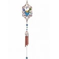 thumbnail image 2 of FC Design 33" Long Dragonfly Copper and Gem Wind Chime with Candle Holder Garden Ornament Decoration Figurine, 2 of 2