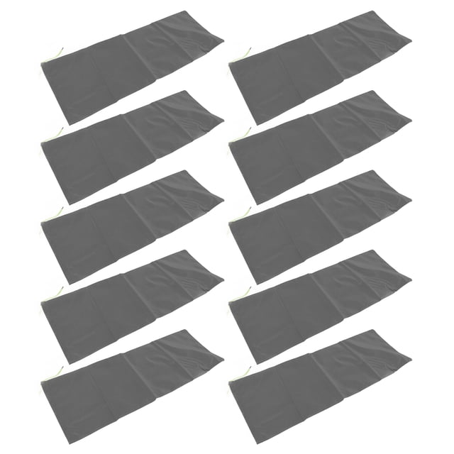 10 Pcs Sacs de Sable Anti-Inondation Sacs de Sable pour Tente Professionnels Vides Résistants à la Pluie à Cordon Sacs de Sable de Contrôle des Inondations pour Maison Porte Garage sous-Sol