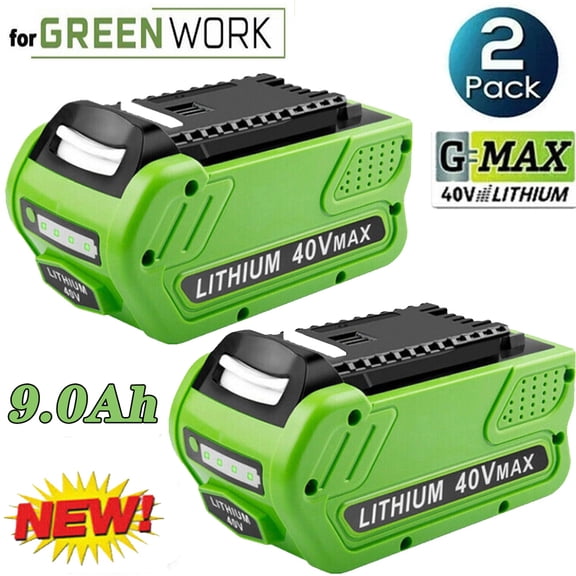 2PACK Battery For Greenworks 40V 8.0Ah Lithium G-MAX Battery 29462 29482 29252 29472
