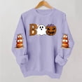 thumbnail image 2 of Jsaierl Womens Halloween Sweatshirts Cute Graphic Pullovers Vintage Going Out Round Neck Long Sleeve Sweater Tops Halloween Clothes, Sizes S-2XL, 2 of 5