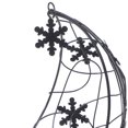 thumbnail image 3 of KAKOWELY Candelabro de metal con base estable, candelabro de luna hueca, 3 of 5