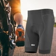 thumbnail image 3 of Pantalones cortos de ciclismo de alta elasticidad con costuras de compresión degradadas, transpirables y de secado rápido para hombres (XXL), 3 of 8