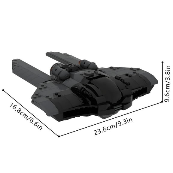 MOC-416PCS 210508 Sci-Fi Interceptor Bricks Model | Space Starfighter Building Blocks Set