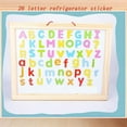 thumbnail image 1 of Xihbxyly Imanes para Nevera con Letras Del Alfabeto, Letras de Resina de Colores, Base Magnética para Una Sujeción Segura, Juego de Mayúsculas y Minúsculas, Decoración Divertida para La Cocina, Activ, 1 of 7