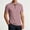 #Pink, variant on DPTALR Men's Solid Color Short Sleeve Slim Fit Business Casual Polo Shirt,Beige,Big Men's,Tall Men's L,Young Men's T-shirt
