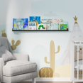 thumbnail image 3 of Boston Picture Ledge Shelf 46" Wall Decor Black Bookshelf for Picture Frames, Toddler Toys, Kids Books, 3 of 6