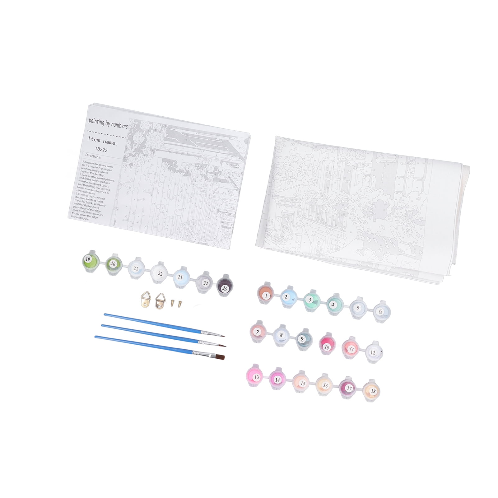 Paint By Numbers, DIY Number Painting 15.7x19.7in For Adults