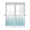 Aqua, variant on Kitchen Curtains 54 Inches length, Aqua Ombre Stripe Window Treatment Curtain Drapes, Modern Abstract Art Gradient Striped Thermal Insulated Drapes for Basement Hotel RV, 42"x54", 2 Panels