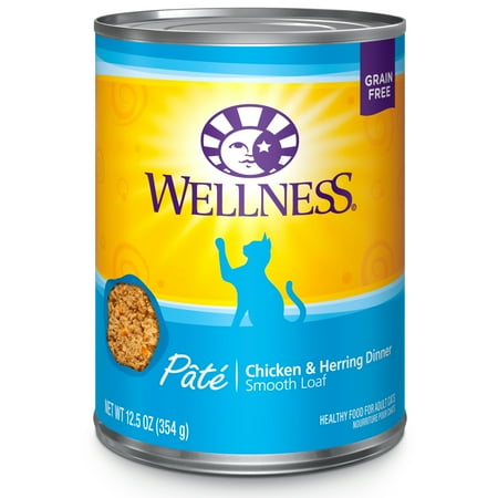 UPC: 0076344088103 | Wellness Complete Health Grain Free Canned Cat Food Chicken & Herring Dinner Pate 12.5 Ounces (Pack of 12)